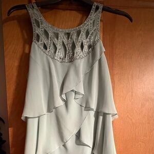 Cocktail dress with beaded neckline size 6